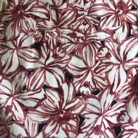 FLORAL PRINT COTTON SHORTS - Picture 4 of 4